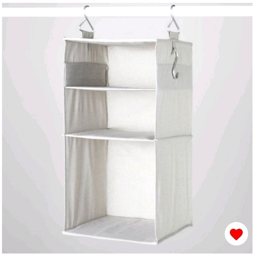 3 Shelf Hanging Closet Organizer